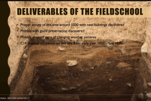 Deliverables of the Field School: NABO 2022 Conference Slide by Michael Nielsen