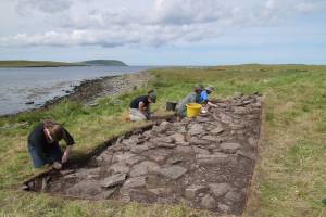 Archaeological dig on Rousay, by Dr Julie Bond and Dr Steve Dockrill, University of Bradford