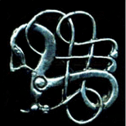 NABO Logo: Viking Serpent Brooch