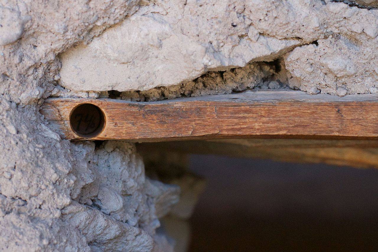 Photo of carbon dating bore marks