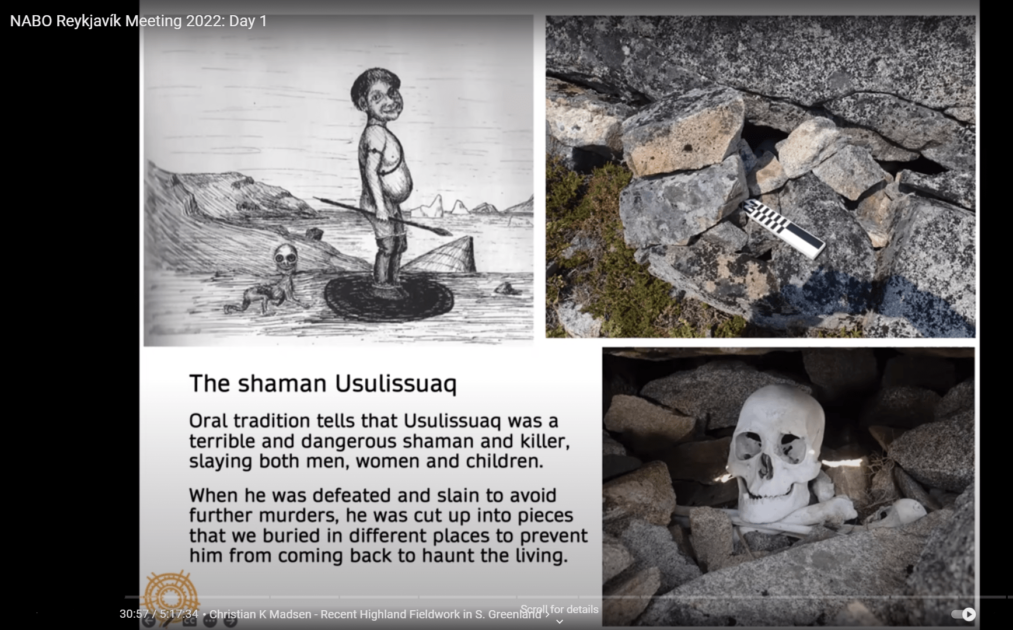 The shaman Usulissuaq, a terrible and dangerous shaman and killer.