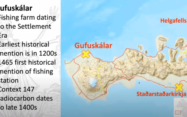 Conference slide by Frank Feeley - Provisioning a 15th century Icelandic fishing station