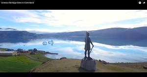 Video screenshot: UNESCO World Heritage Sites in Greenland. Credit: VisitGreenland