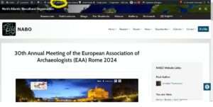 Screenshot of an event details page, showing the Edit Event option in the WordPress toolbar