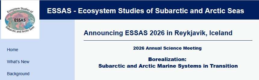 ESSAS 2026 in Reykjavik