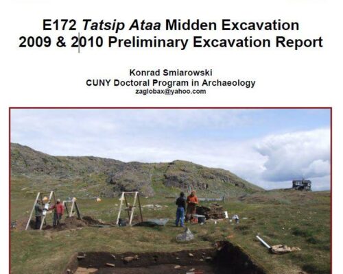 E172 Tatsip Ataa Midden Excavation 2009 & 2010 Preliminary Excavation Report